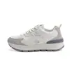 Zapatos Deportivos de Cuero de Gran Tamaño Transfronterizos de Comercio Exterior para Mujer, Versátiles de Nuevo Estilo Coreano, Planos para Correr, Antideslizantes, de Moda, Casuales para Mujer