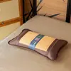 Almohada Refrigerante Hoja de Té Hielo Ratán Hoja de Bambú Almohada Individual con Aroma a Té Almohada de Trigo Sarraceno para Adultos Estudiante Siesta Verano Almohada Refrigerante