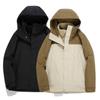 Chaqueta de Grafeno Senbo Otoño e Invierno para Hombre Tres en Uno 0.05kg Set de Piezas Cortavientos e Impermeable Desmontable Ropa Exterior para Esquí Resistente al Frío