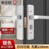 Cerradura de Puerta de Baño de Acero Inoxidable Cerradura de Puerta de Aleación de Aluminio Sin Llave Manija de Cerradura de Puerta de Baño Tipo Universal
