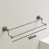 Toallero Gris Gunmetal, Barra de Almacenamiento para Pared de Baño sin Taladro, Toallero para Inodoro, Barra para Toallas de Baño