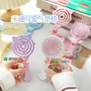 Peine para el Cabello Hueco de Dibujos Animados de Colores Dulces, Peine Masajeador Alisador de Cabello Femenino, Lindo Peine de Cojín Esponjoso con Dientes Suaves de Pata de Gato