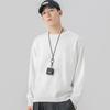 Suéter Pesado Casual Gola Redonda Masculino Outono e Inverno Suéter de Malha Solto Suéter Masculino com Manga Longa Base Interna