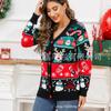 2026 Suéteres Navideños Feos Más Vendidos Ropa de Punto para Mujer de Cuello Redondo