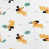 Capa para bolsa de roupas de algodão estampado, malha de algodão classe A para bebês, 300 peças, estampado, dupla face