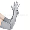 Accesorios para Mujer Años 20 Guantes de Spandex Satén Flocado Cuero Patentado Transfronterizos para Fiesta de Graduación Disfraces Accesorios en Stock