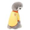 Ropa para perros, ropa de invierno nueva para mascotas, cuello redondo, gato, perro pequeño, dos patas, perro, fruta, rayas, mono, forro polar