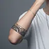 Tatuajes Temporales de Brazalete de Ola Impermeables y a Prueba de Sudor Duraderos Estilo Tradicional Antiguo Carpa Koi Impresionante Estilo Océano Tatuajes de Brazo para Hombres y Mujeres