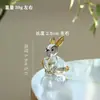 Zibo Animal Vidrio Cristal Perro Hogar Coche Oficina Escritorio Artesanías Gato y Perro Decoración de Vidrio Regalo