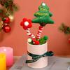 Ramo de Navidad, Regalo de Navidad, Decoraciones para Árbol de Navidad, Palo Retorcido de Flor de Lana, Decoraciones para Sala de Estar, Exportación de Alta Gama