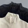 Sudadera con capucha y cremallera de cuello alto casual para mujer, nuevo estilo de otoño, casual, transpirable, holgada, versátil, chaqueta cárdigan, top de color liso