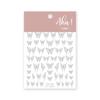 Aha Calcomanías para Uñas de Mariposa Popular Celebridad de Internet Huecas Líquidas Estampado Caliente Plateadas Blancas Calcomanías Decorativas para Uñas de Mariposa