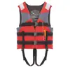 Chaleco salvavidas, Chaleco salvavidas grande con correa cruzada y silbato, Chaleco salvavidas para adultos y niños, Chaleco de pesca a prueba de inundaciones