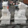 Par de Esculturas Grandes de Piedra de un Unicornio para Entrada de Casa, Empresa o Decoración de Santuario