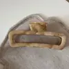 Pinza Grande para el Cabello con Patrón de Mármol Halo Teñido de Albaricoque Agarre para Recogidos de Niche Elegante de Alta Gama Pinza de Tiburón Accesorio para el Cabello Estilo Nuevo