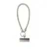Cordão para Celular Corrente para Pendurar Clipe Pingente Curto High-End Luxo Espessado Strass Resistente Universal Moda Cordão de Pulso