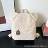 Mochila Acolchoada Bolsa Feminina Outono e Inverno Nova Estilo K Ins Super Popular Fofa Mochila com Orelhas de Urso Bolsa para Família de Meninas