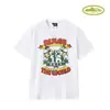 Marca de moda estadounidense Corteiz Camiseta Casual Deportiva Holgada de Manga Corta con Estampado de Barco de Crucero Alcatraz para Pareja