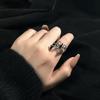 Anillo de Amor con Diseño Nicho de Diamantes Flash Ultrafinos Apilados Lleno de Diamantes para Mujer, Anillo Distintivo de Moda, Estilo Simple y Frío, Nuevo Estilo