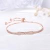 Wanying Joyería Pulsera Elástica de Lazo para Mujer Pulsera de Plata de Ley 925 Regalo Creativo TikTok Personalizado Accesorios Estilo ins
