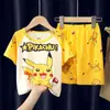Comercio Exterior 2026 Nuevo Pijama de Niños Verano Manga Corta Estilo Delgado Niños y Niñas Conjunto de Ropa para el Hogar Venta al por Mayor
