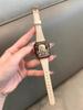 Pequeña Hebilla de Herradura Exquisita Correa de Cuero de Alto Sentido para ApppleWatch1098 Apple Watch iwatch7