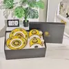 Ouge Transfronteiriço Fanjia Moda Clássica Europeia Xícara e Pires de Café Chá da Tarde Par de Amigos Próximos Caixa de Presente Presente