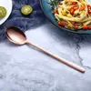 Colher e Garfo Estilo Coreano 304 Aço Inoxidável Colher de Arroz Garfo de Cantina Colher para Mexer Bebidas Colher e Garfo Estilo Ocidental Colher de Sopa Doméstica