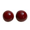 SRSH Shanghe brincos esféricos de esmalte gota da moda femininos s925 brincos de agulha de prata de nicho da moda simples e combinados
