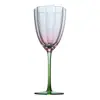 Copa de Vino Tinto Vintage, Copa de Champaña, Taza Retro Estéticamente Agradable, Copa de Vino Floral Gradiente de Color Lujo Ligero, Copa para Uso Doméstico