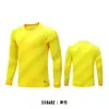 Atacado de Uniformes de Goleiro de Futebol para Meninos Uniformes de Goleiro Personalizados Mangas Longas Almofadas de Esponja Uniformes de Time para Treino de Jogo