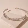 Collar de Metal Europeo y Americano Hueco de Cuello Abierto Moda de Nicho Sencillo Personalidad Collar de Gama Alta para Mujer
