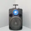 Em estoque venda direta esportes ao ar livre Dança Quadrada 8 polegadas karaokê legal BT-2077 Alto-falante Bluetooth