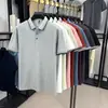Camiseta POLO de Manga Corta de Algodón Puro Transfronteriza del Sudeste Asiático Camiseta Casual con Cuello para Hombre 100% Algodón Verano En Stock Venta al por Mayor