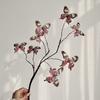 Mariposa Flor Impresa en 3D Ramas Muertas Decorativo Floral Jardín de Monet Ventana Decoración Suave Arreglo Floral Creativo Adornos Flores Artificiales