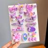 Sanrio grampo de cabelo infantil terno bebê fofo não machuca o cabelo bb clipe meninas kulomi desenho animado cabelo quebrado franja clipe