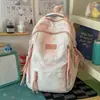 Nueva Mochila Tie-Dye para Niñas, Moderna y Única, Adecuada para Estudiantes de Secundaria y Preparatoria, Elegante y Protectora de la Columna, Mochila Ligera para Estudiantes