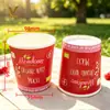 Copo de Papel Descartável para Sorvete 16Oz500Ml Copo de Sorvete Impresso Personalizado Produção de Fábrica Copo de Papel para Lanche Delivery