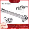 Flange de aço inoxidável 304 Mangueira de metal industrial Tubo com trama de PTFE Fio de rosca interna para adega Fole