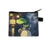 Nueva Cartera Pequeña de Poliéster para Monedas con Diseño Sencillo y Estampado de Anime, Cartera de Hayao Miyazaki, Pequeño Tarjetero, Más Vendido