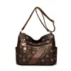 Bolsa Tote de Couro Macio de Alta Qualidade, Multicamadas, Grande Capacidade, para Mulheres, Nova Coleção Outono/Inverno 2025, Bolsa de Ombro/Transversal para Mães de Meia-Idade