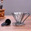 [Novo Filtro de Café] Copo Filtro de Café de Vidro V60 Conjunto Funil para Cafeteira Filtro Papel de Filtro