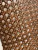 Rede de Tecelagem de Rattan PE Material de Tecelagem Octogonal Imitação de Rattan Móveis Feitos à Mão Portas de Armário Telas Teto Materiais de Decoração