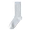 Calcetines de Verano para Mujer Calcetines Apilados Finos Mocasines Algodón Seda de Hielo a Prueba de Olor Absorbente de Sudor Primavera y Verano Aflojando Medias de Luna Verano