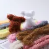 12mm Pluma de Fénix Pelo Largo Súper Grueso Súper Denso Hilo Chenille Tallo de Chenille Raíz Tira de Felpa Hecho a Mano DIY Pequeño