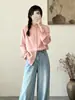 Camisa de gasa de doble capa de algodón puro para mujer, de manga larga, estilo artístico vintage, ultrasuave, hipoalergénica, transpirable, top de algodón para bebé