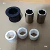 Accesorios para Bomba Sumergible de Pozo Profundo de Acero Inoxidable Soporte de Impulsor de Plástico Tapa Protectora contra Arena Manguito de Eje Cerámico Acoplamiento Sello de Agua Manguito de Goma