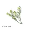Plantas Verdes Simuladas, Plantas Acuáticas con Escarcha Blanca, Accesorios para Plantas Verdes Simuladas, Adornos en Maceta para Balcón de Casa, Sala de Estar en Stock