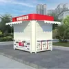 Cabine de Loteria Personalizada Cabine de Vendas ao Ar Livre Barraca de Comida de Feira Noturna Área Cênica Casa Móvel de Vendas Fabricante Fornecedor