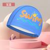 Gorro de natación de PU para niños tela niñas lindo pelo largo impermeable cabeza talla grande niños gorro de natación en stock venta al por mayor